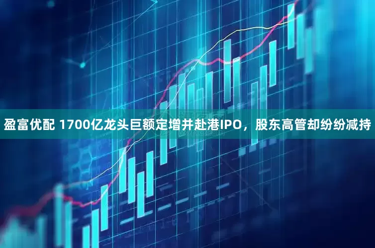 盈富优配 1700亿龙头巨额定增并赴港IPO，股东高管却纷纷减持