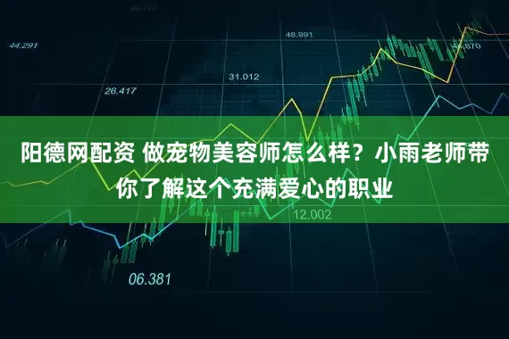 阳德网配资 做宠物美容师怎么样？小雨老师带你了解这个充满爱心的职业